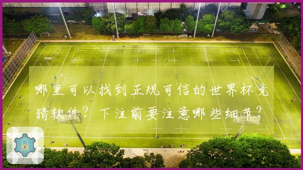 哪里可以找到正规可信的世界杯竞猜软件？下注前要注意哪些细节？